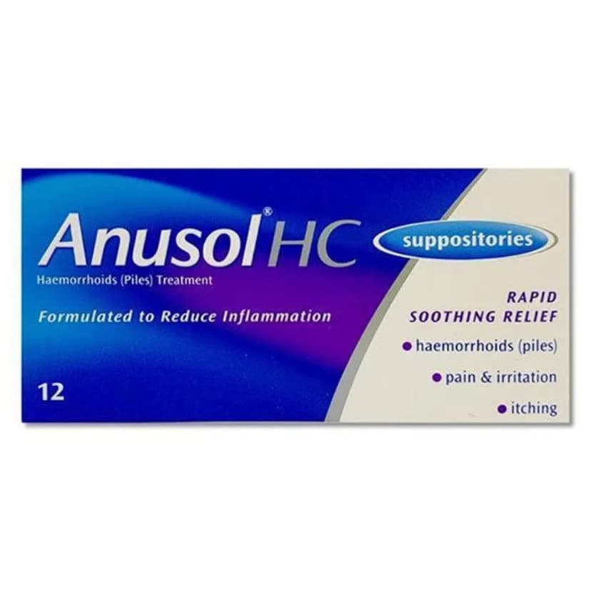 Anusol-Plus HC Suppositories (12’s)