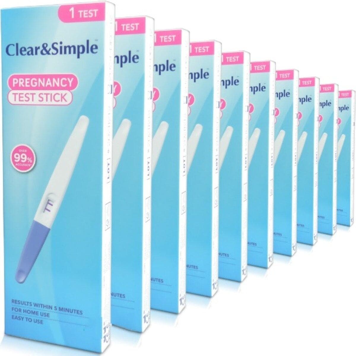 Clear & Simple Pregnancy Test Strip