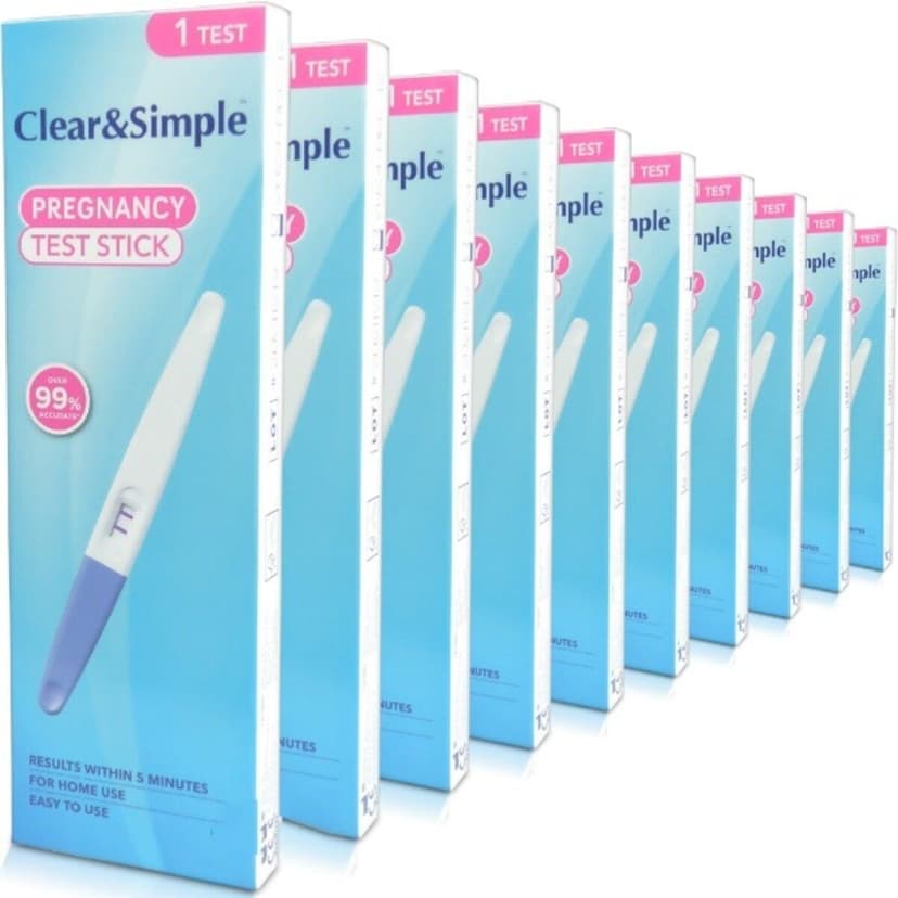 Clear & Simple Pregnancy Test Strip