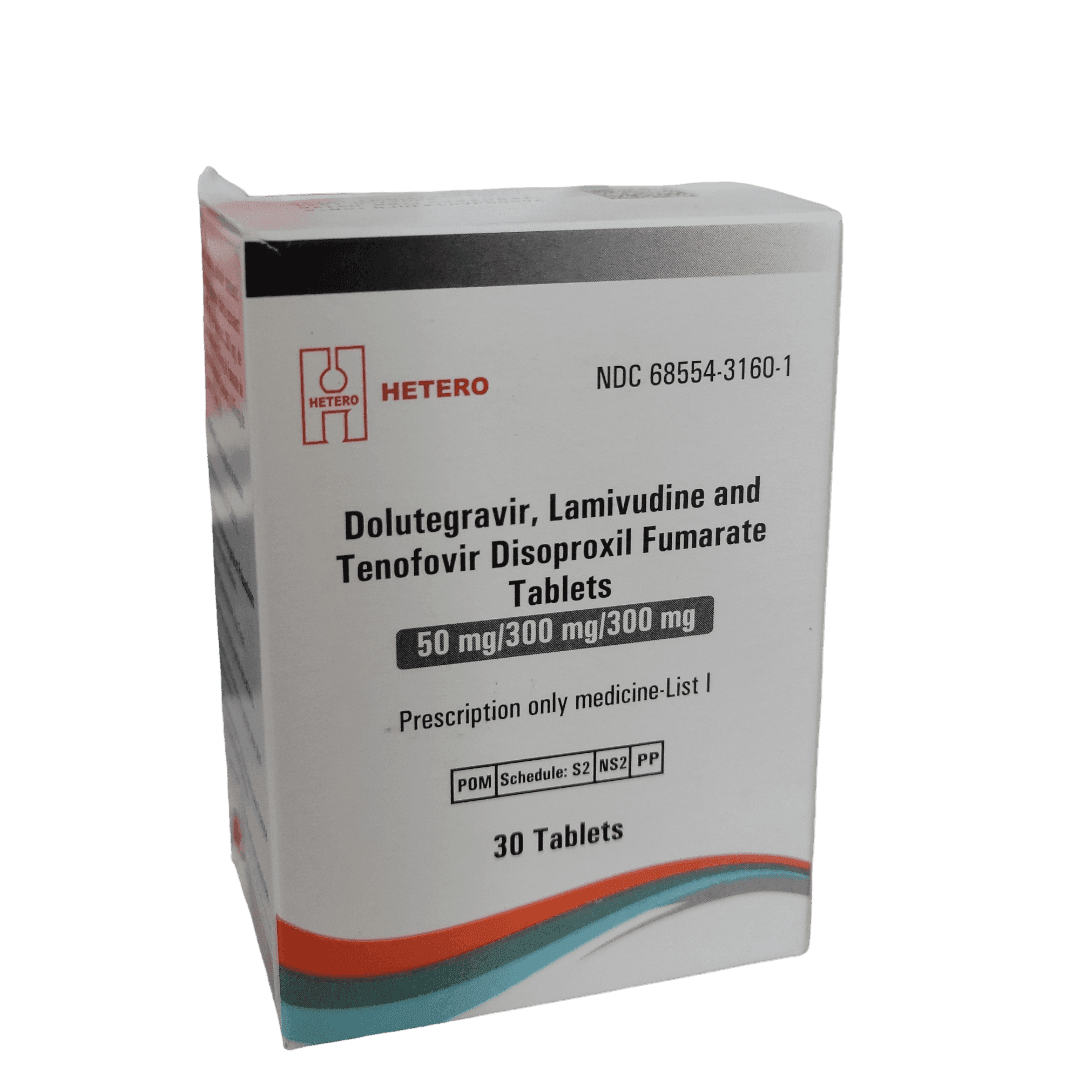 Dolutegravir, lamivudine and tenofovir disoproxil fumarate