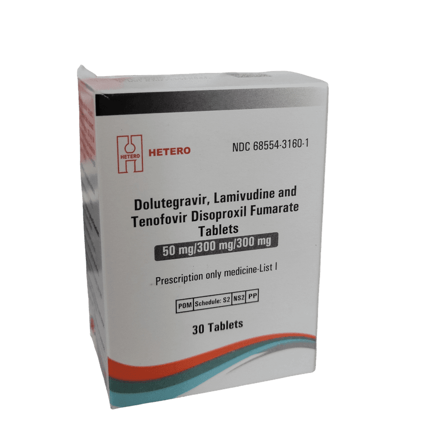 Dolutegravir, lamivudine and tenofovir disoproxil fumarate