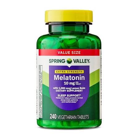 Spring Valley Melatonin 10mg