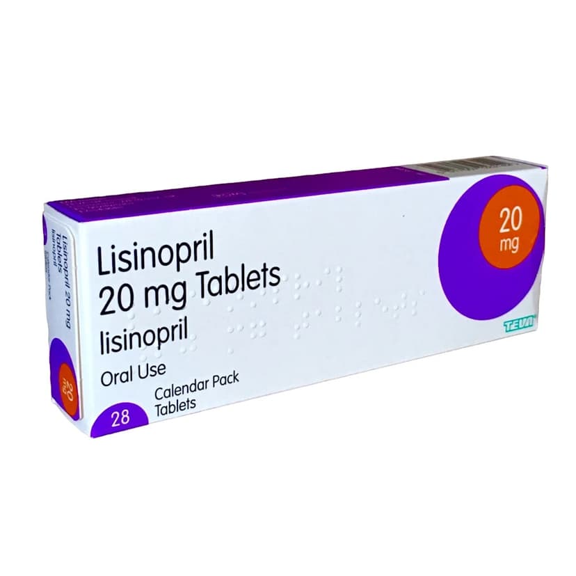 Teva Lisinopril 20mg