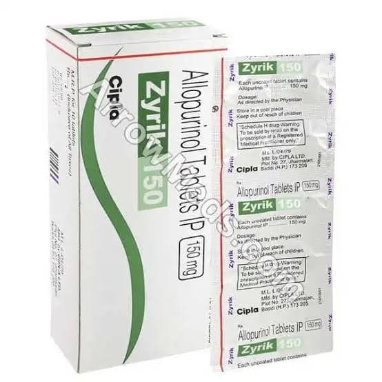 Zyloric 150 mg (Allopurinol)