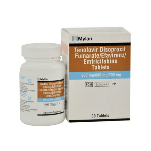 Tenofovir Disoproxil Fumarate/Efavirenz/Emtricitabine (300mg/600mg/200mg)