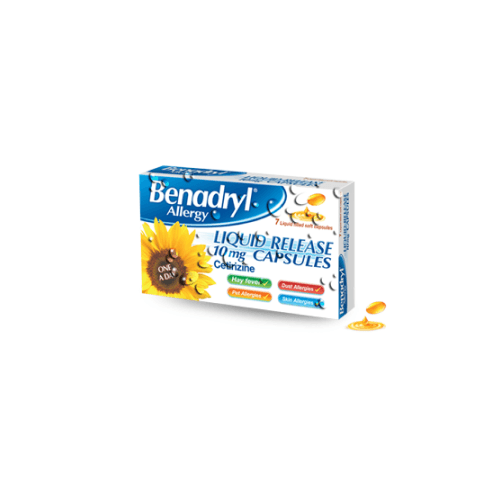 Benadryl Allergy Liquid Release (10mg)
