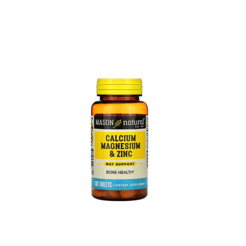 Mason Natural Calcium Magnesium & Zinc (100 Tablets)