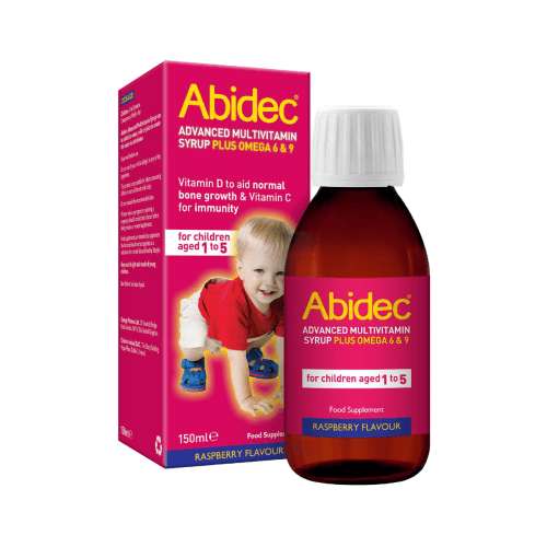 Abidec Advanced Multivitamin Syrup Plus Omega 6 & 9 (150ml)