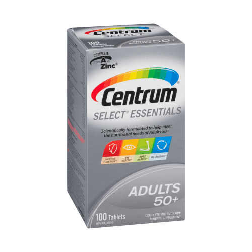Centrum Select Essentials Adults 50+ Supplements(100 Tablets)