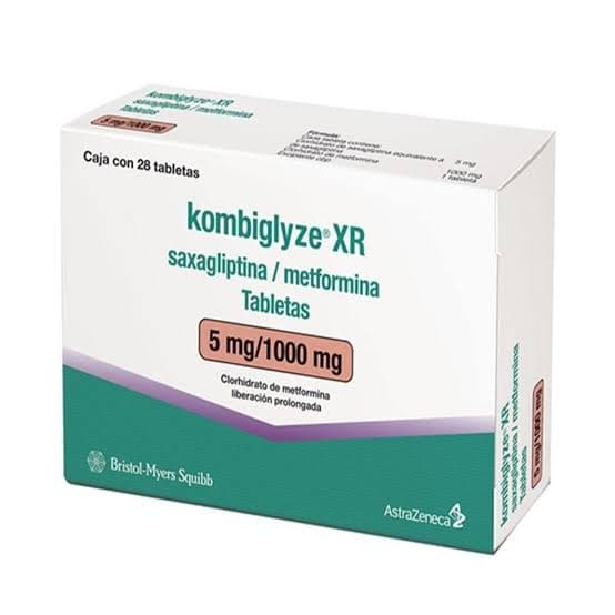 Kombiglyze Saxagliptin + Metformin (5 Mg / 1000mg) Tablet