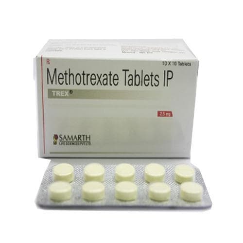 Methotrexate Trex 2.5mg (10 x 10 Tablets)