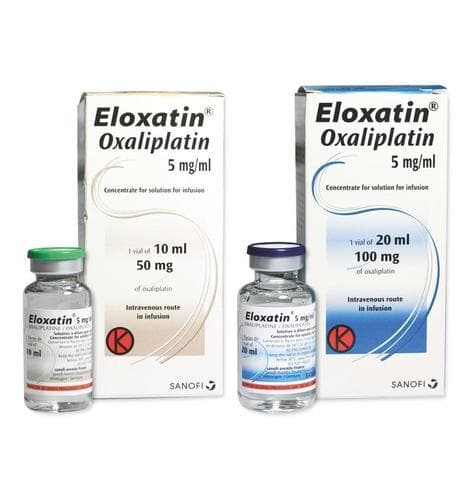 Sanofi Eloxatin Oxaliplatin 100mg Injection