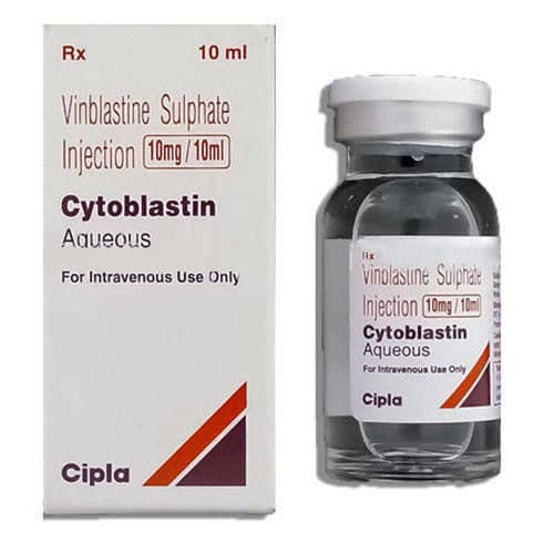 Vinblastine 10mg Injection Cytoblastin