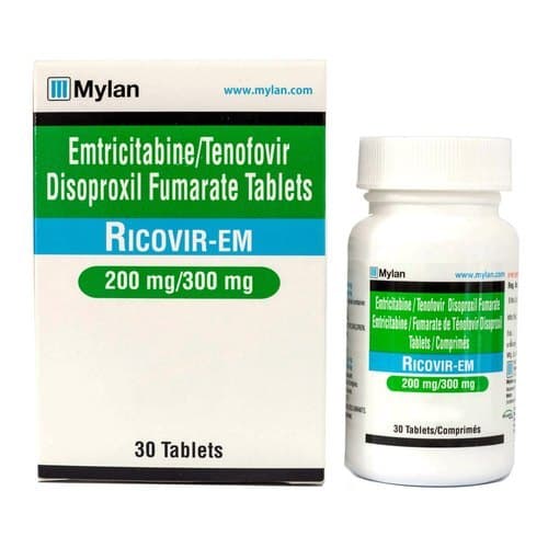 Emtricitabine-tenofovir (TDF) - Mylan