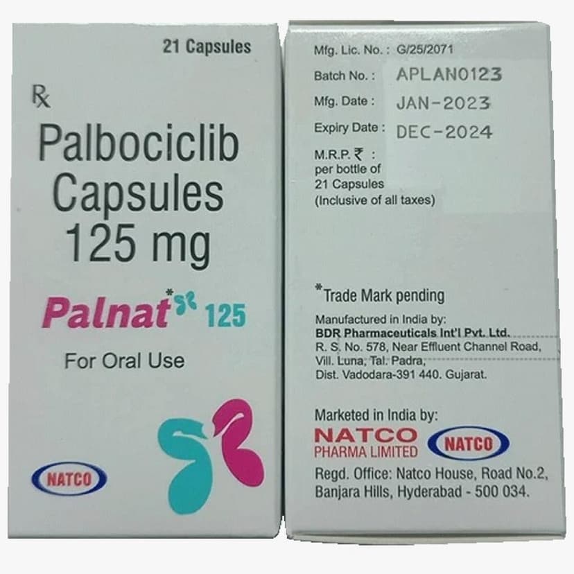 Palbociclib Palnat 125mg Capsule