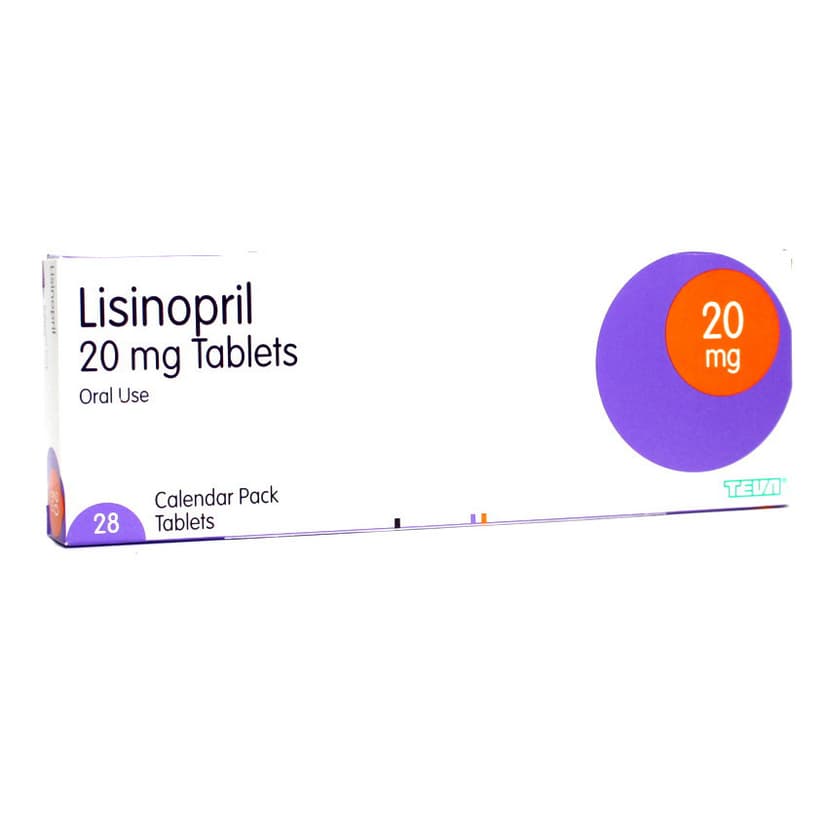 Teva Lisinopril 20mg