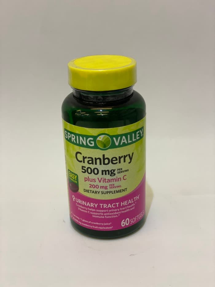 Spring Valley Cranberry Softgels x60