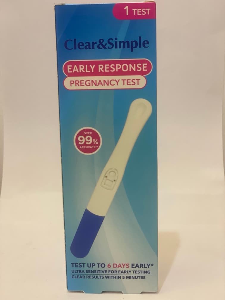 Clear & Simple Pregnancy Test Strip