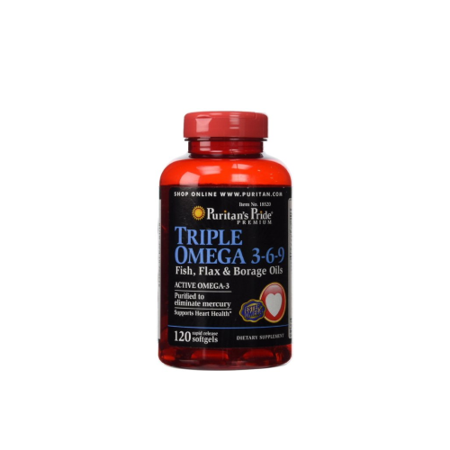 Buy Puritan's Pride Triple Omega 3-6-9 Fish Flax & Borage Oils Online in Nigeria