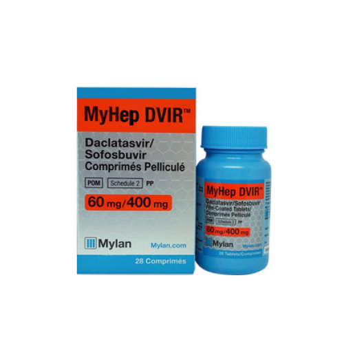 Buy MyHep DVir (Daclastasvir 60mg/Sofosbuvir 400mg) online in Nigeria