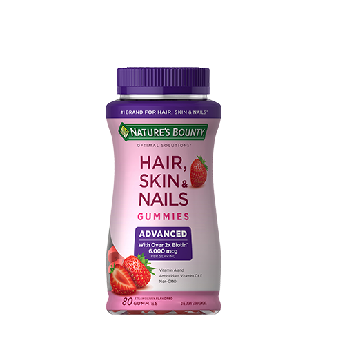 Buy Nature's Bounty Advanced Hair Skin & Nails (80 Gummies) Online in Nigeria