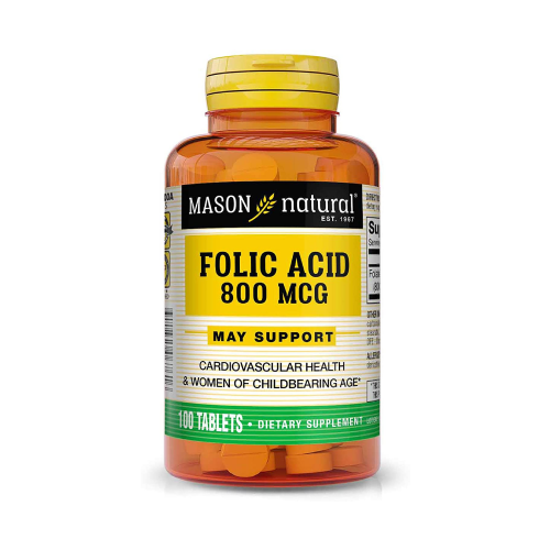 Buy Mason Natural Folic Acid 800mg (100 Tablets) Online in Nigeria