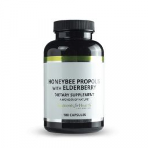 Honeybee Propolis with Elderberry (180 Capsules)