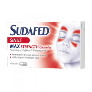 Sudafed Sinus Max Strength (16 Capsules)