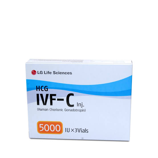 LG HCG IVF-C Injection (5000 UI x 3 Vials)